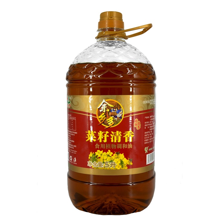 “余乡多”菜籽清香食用植物调和油5L