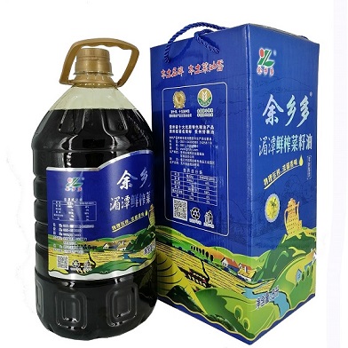 “余乡多”鲜榨菜籽油5L/盒